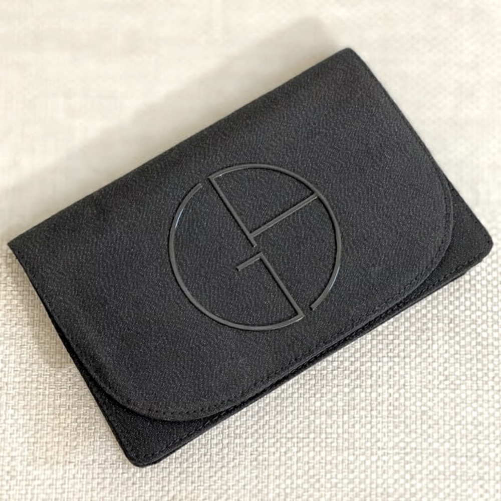 Black Giorgio Armani clutch bag